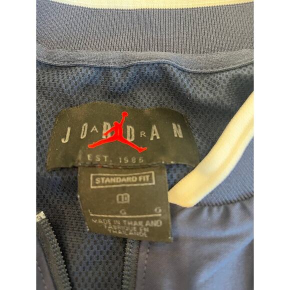 Air Jordan Short Sleeve Pullover Windbreaker Men Large Transition Coach Training - Picture 2 of 11